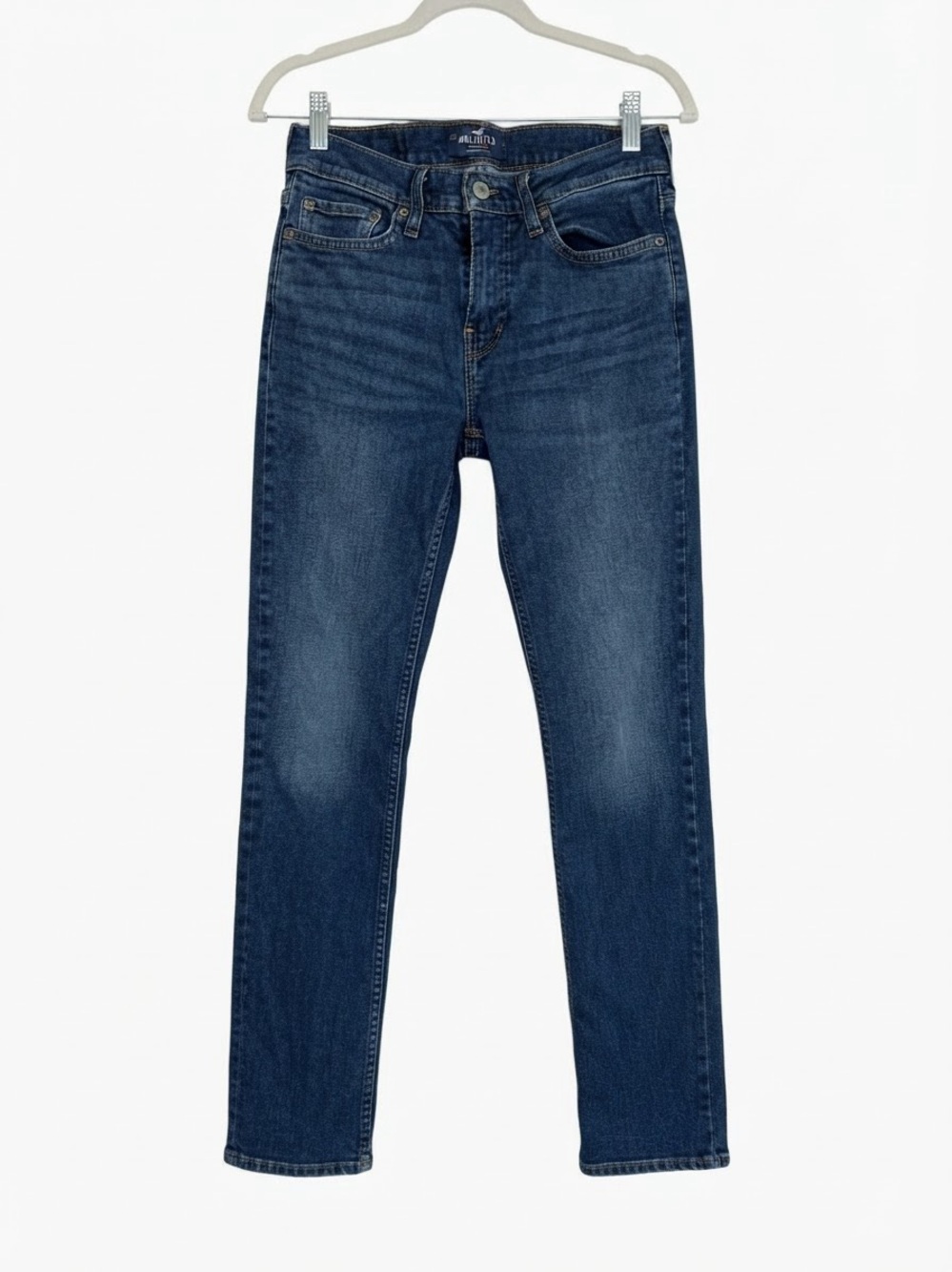 Hollister Epic Flex Slim Straight Men's Jeans Dark Wash 28x32 EUC